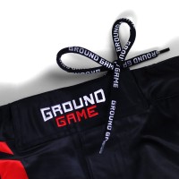 GROUND GAME Spodenki MMA White Tiger