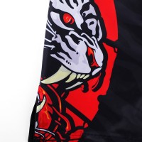 GROUND GAME Spodenki MMA White Tiger