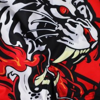 GROUND GAME Spodenki MMA White Tiger