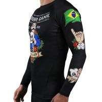GROUND GAME Rashguard MMA Oldschool