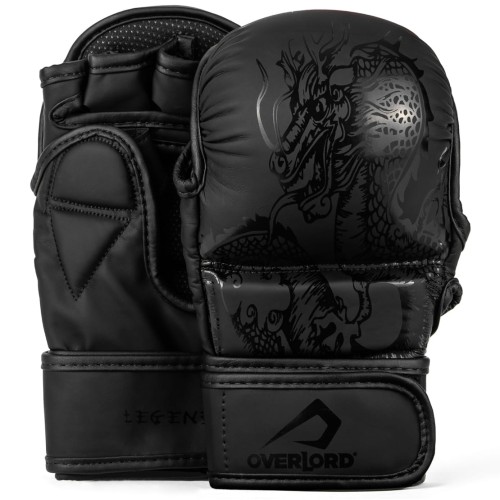 OVERLORD Rękawice MMA / Krav Maga Sparingowe LEGEND Czarne