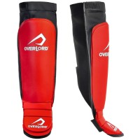 OVERLORD Ochraniacze Piszczeli i Stopy do MMA TOURNAMENT Czerwone