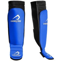 OVERLORD Ochraniacze Piszczeli i Stopy do MMA TOURNAMENT Niebieskie