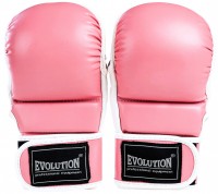 EVOLUTION Rękawice MMA / Krav Maga Sparingowe RIVAL Różowe