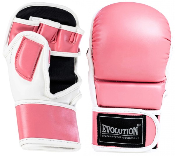 EVOLUTION Rękawice MMA / Krav Maga Sparingowe RIVAL Różowe