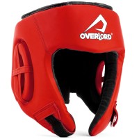 OVERLORD Kask Bokserski Turniejowy TOURNAMENT Czerwony