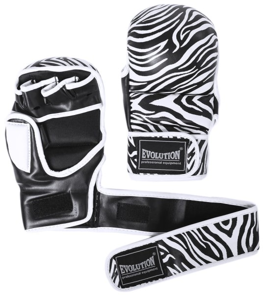 EVOLUTION Rękawice MMA / Krav Maga Sparingowe RIVAL Zebra