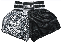 DANIKEN Spodenki do Kickboxingu / Muay Thai AZTEC Czarno-Białe