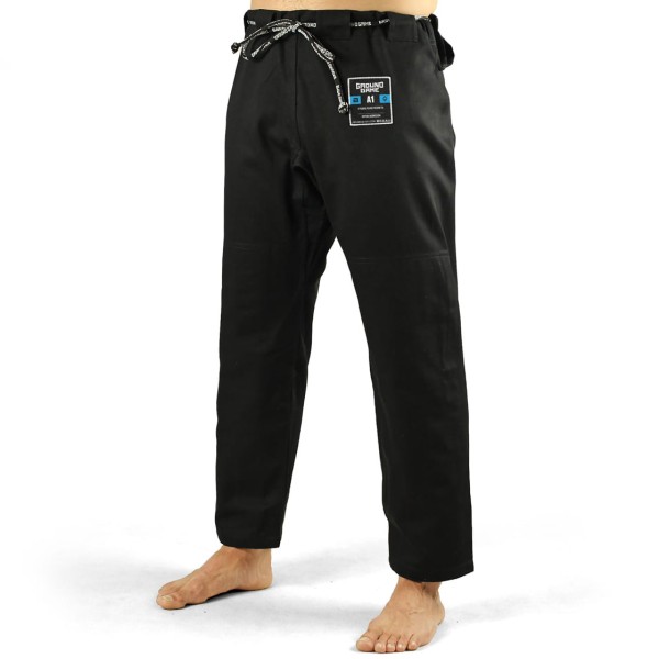 GROUND GAME Spodnie od Kimona / Gi do BJJ Breaker 2.0 Czarne