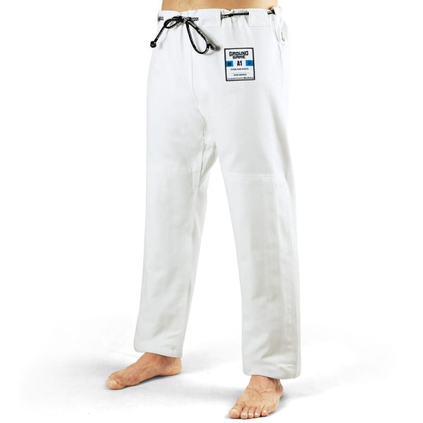 GROUND GAME Spodnie od Kimona / Gi do BJJ Breaker 2.0 Białe