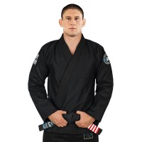 GROUND GAME Bluza od Kimona / Gi do BJJ Breaker 2.0 Czarna (300g)