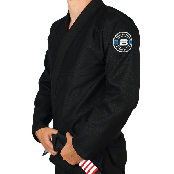 GROUND GAME Bluza od Kimona / Gi do BJJ Breaker 2.0 Czarna (300g)