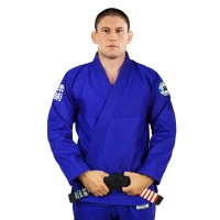 GROUND GAME Bluza od Kimona / Gi do BJJ Breaker 2.0 Niebieska (300g)