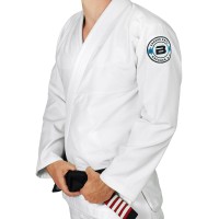 GROUND GAME Bluza od Kimona / Gi do BJJ Breaker 2.0 Biała (300g)