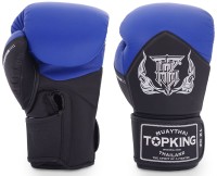TOP KING Rękawice Bokserskie Blend TKBGBL Czarno-Niebieskie