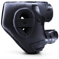 GROUND GAME Kask Bokserski Sparingowy z Osłoną Nosa / Belką STRIPE BLACK