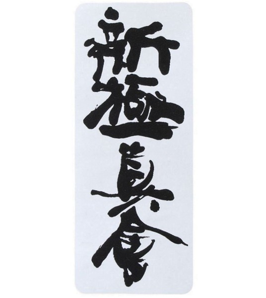 Naszywka Termoprzylepna Karate Shinkyokushin Kanji na Kimono Większa
