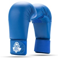 BUSHIDO Napięstniki do Karate WKF Niebieskie