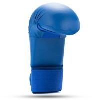 BUSHIDO Napięstniki do Karate WKF Niebieskie