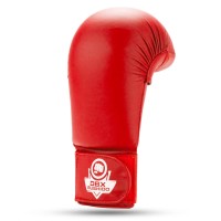 BUSHIDO Napięstniki do Karate WKF Czerwone