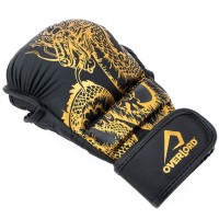 OVERLORD Rękawice MMA / Krav Maga Sparingowe LEGEND Czarno-Złote