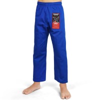 GROUND GAME Kimono do BJJ Dziecięce NINJA Niebieskie (350g)