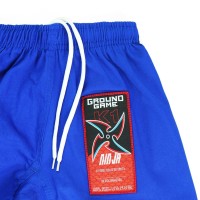 GROUND GAME Kimono do BJJ Dziecięce NINJA Niebieskie (350g)