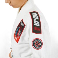 GROUND GAME Kimono do BJJ Dziecięce NINJA Białe (350g)