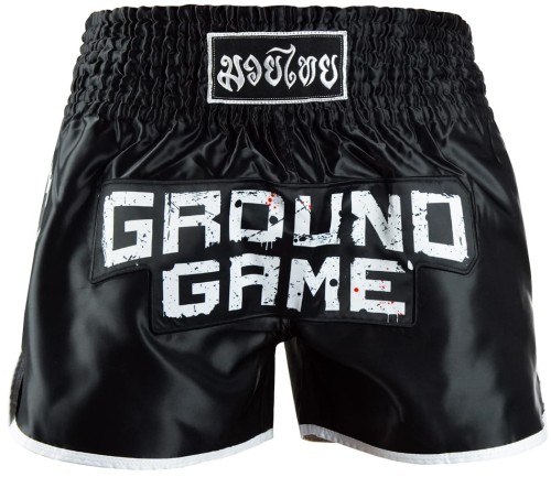 GROUND GAME Spodenki Muay Thai SKULLZ