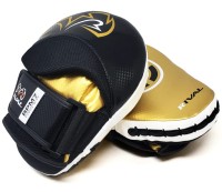 RIVAL Łapy Trenera Profilowane RPM7 FITNESS PLUS Złoto-Czarne