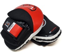 RIVAL Łapy Trenera Profilowane RPM7 FITNESS PLUS Czarno-Czerwone