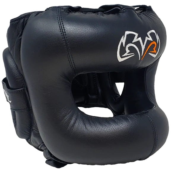 RIVAL Kask Bokserski Sparingowy z Osłoną Nosa RHGFS3 FACE-SAVER Czarny