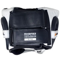 RIVAL Kask Bokserski Sparingowy z Osłoną Nosa RHGFS3 FACE-SAVER Czarno-Biały