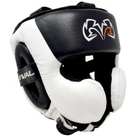 RIVAL Kask Bokserski Sparingowy RHG30 MEXICAN Czarno-Biały