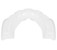 BUSHIDO Ochraniacz na Zęby Pojedynczy z Wzorem Kłów Biało-Złoty