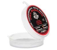 BUSHIDO Ochraniacz na Zęby Pojedynczy z Wzorem Kłów Biało-Złoty