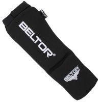 BELTOR Ochraniacze Piszczeli i Stopy Elastyczne z Rzepem DEFENDER Czarne