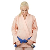 GROUND GAME Kimono do BJJ Damskie CHAMPION 2.0 Brzoskwiniowe (350g)