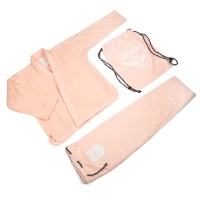 GROUND GAME Kimono do BJJ Damskie CHAMPION 2.0 Brzoskwiniowe (350g)