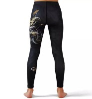 GROUND GAME Legginsy MMA Dziecięce Oni Samurai