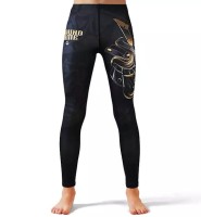 GROUND GAME Legginsy MMA Dziecięce Oni Samurai