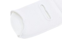 BELTOR Ochraniacze Piszczeli i Stopy Elastyczne z Rzepem KABE do Karate Kyokushin Białe