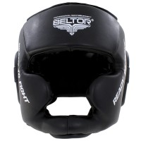 BELTOR Kask Bokserski Sparingowy GUARDIAN Czarno-Biały