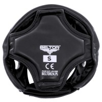 BELTOR Kask Bokserski Sparingowy GUARDIAN Czarno-Biały