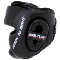BELTOR Kask Bokserski Sparingowy GUARDIAN Czarno-Biały