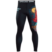 GROUND GAME Legginsy MMA Męskie Ashi Garami