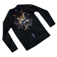 GROUND GAME Rashguard MMA Dziecięcy Oni Samurai