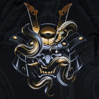 GROUND GAME Rashguard MMA Dziecięcy Oni Samurai