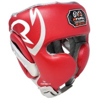 RIVAL Kask Bokserski Sparingowy RHG100 PROFESSIONAL Czerwono-Srebrny
