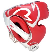 RIVAL Kask Bokserski Sparingowy RHG100 PROFESSIONAL Czerwono-Srebrny